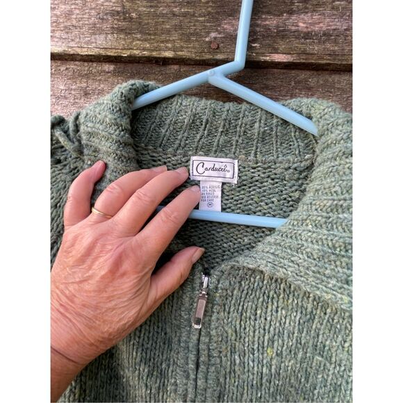 Carducci size M zip front cardigan, art to wear - Picture 3 of 5